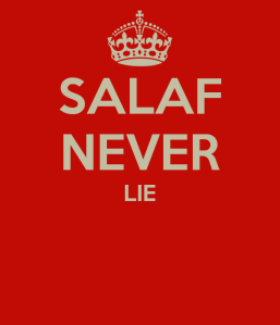 salaf-never-lie-